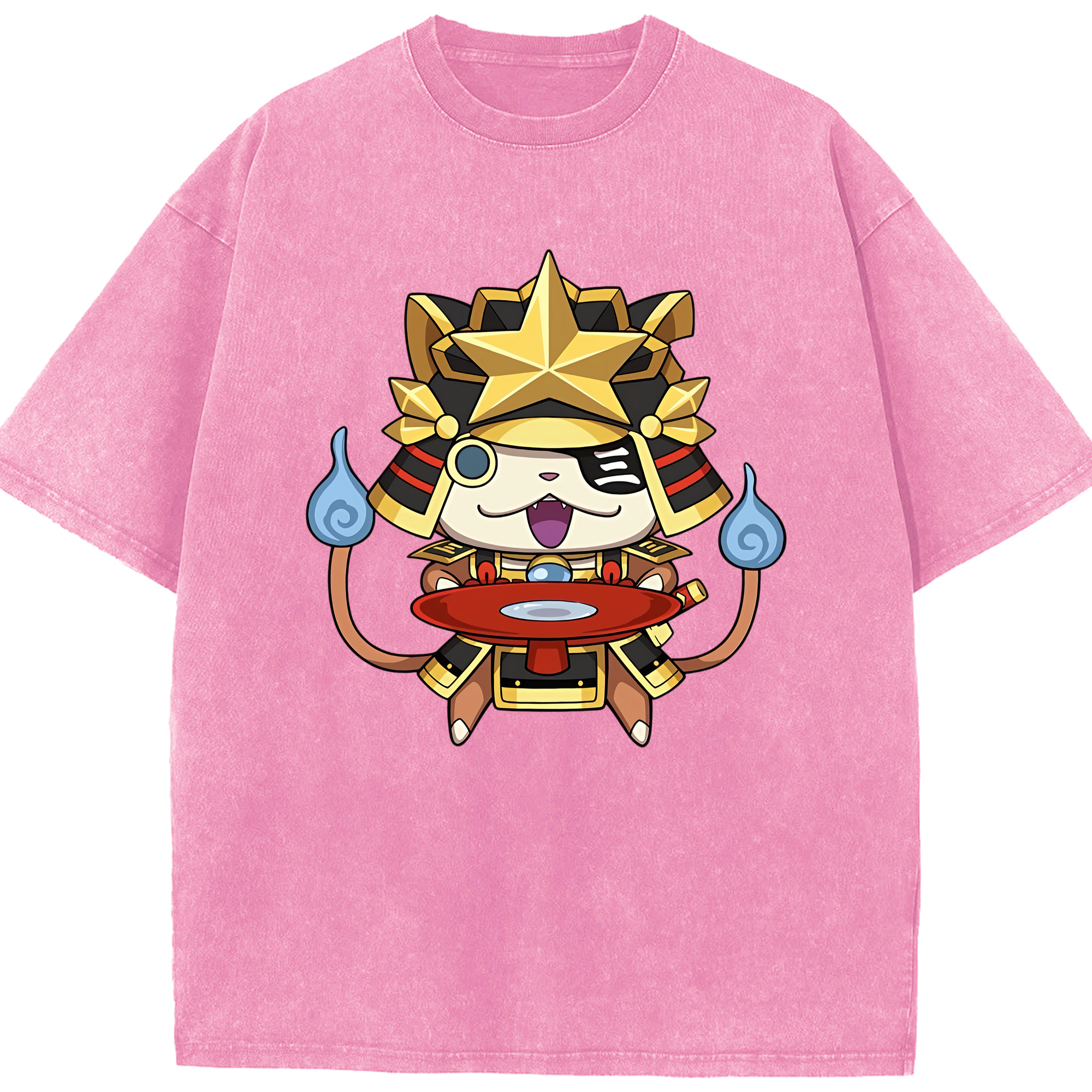 （画像用） 妖怪ウォッチ Yo-kai Watch 綿100% ヴィンテージ風 半袖Tシャツ（フロントプリント）